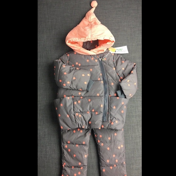 Down Clothing Sets 2 PCS Coat+Trousers Winter Kids - Picture 4 of 4